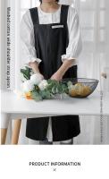 Delantal De Cocina De Color Puro Para Mujer Y Hombre Chef Barbería Café Tienda BBQ Personalizable Con Logo Regalo Bibs Al Por Mayor - details 0