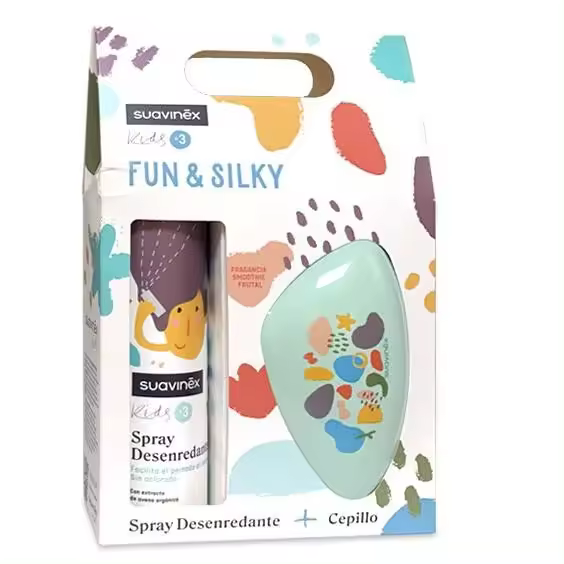 SUAVINEX KIDS SPRAY DESENREDANTE PACK SPRAY 250 ML + 1 CEPILLO - 1