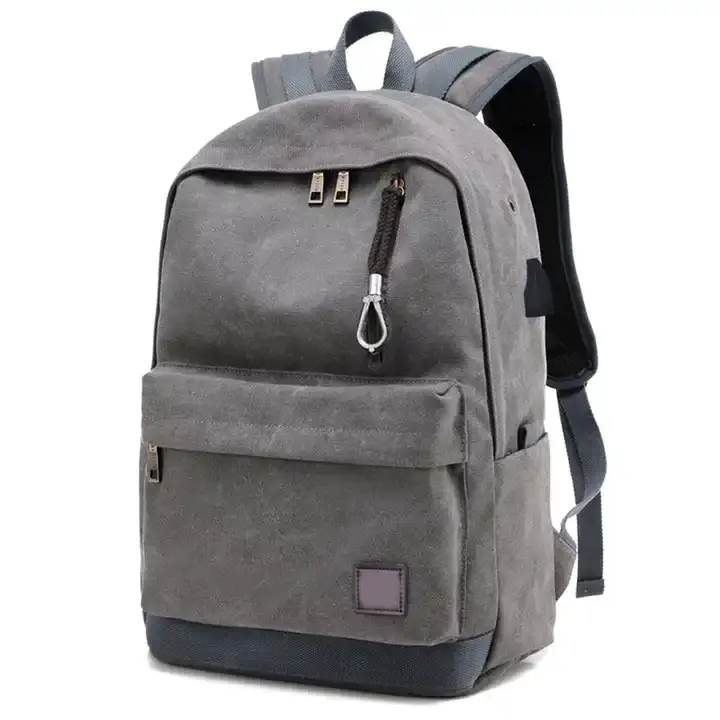Mochila de Lona para Estudiantes y Aventureros -Unisex, Mochila de uso diario, senderismo, viaje y acampada - 1
