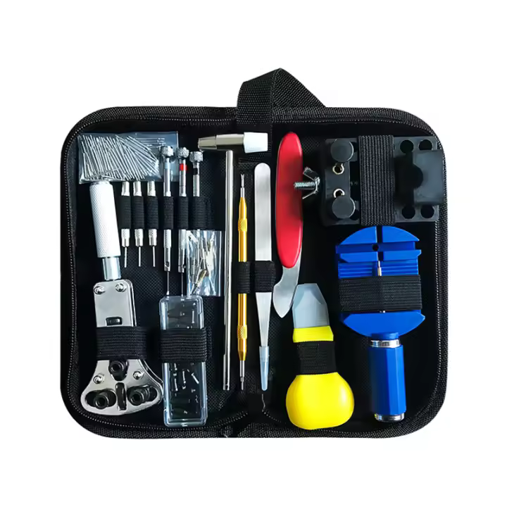 Kit de herramientas para relojes, reparación de relojes, reemplazo de batería, abridor de cajas - 1