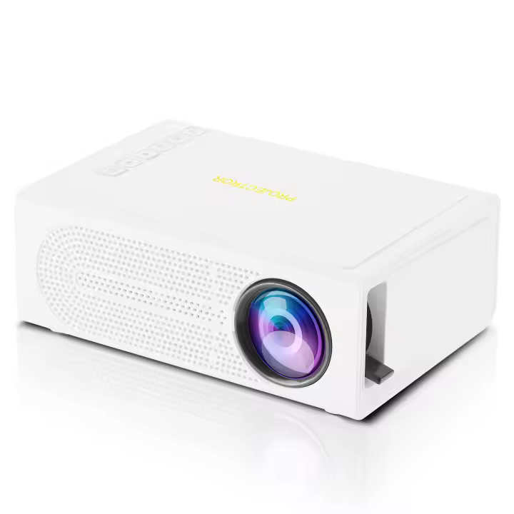 Mini Proyector Portátil HD 1080P Proyector de Vídeo de PelículasCompatible Con HDMI/USB/AV/Tarjeta de Memoria/5V-2A Mini TV Regalo de Navidad Genial Para Umbres y Mujeres - 1
