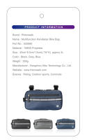 Bolsa Multifuncional Para Moto Rhinowalk 3L Estuche Lateral Y Cola Para Motocicleta Almacenamiento De Herramientas Accesorios De Motocicleta - details 11