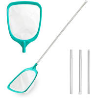 Red De Escoballa Para Piscina Con Pala Retráctil Herramienta Profesional De Limpieza Para Piscinas Y Jardines Eliminación De Hojas - details 0