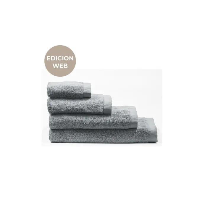 Manterol - Toalla asuan 100% algodón 600 gr/m² gris.  Tamaño de tocador, lavabo, ducha y baño. Secado rápido, suave y esponjosa. Tejido de alta calidad y durabilidad. - 1