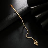 Cadena De Frontal Geométrica Para Mujer Stonefans Joyería De Boda India Diseñadora Diadema De Rhinestone Accesorios De Cabello Tendencia 2024 - details 4