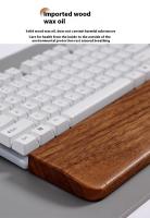 Almohadilla De Muñeca Para Teclado Mecánico De Madera Sólida Adecuada Para Tamaños 87/98/104/108 Personalizables WEIKAV - details 3