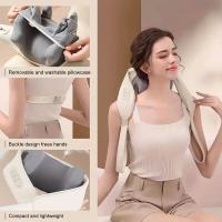 Chalé De Masaje Cuello Y Hombros Con Calentamiento Y Cabeza De Masaje 6D Relajación Muscular Ajustable Masajeador Portátil Para El Cuerpo - details 4