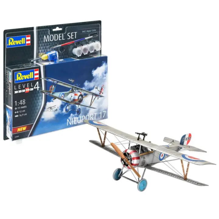 Set Modelo Nieuport 17 1/48 Revell 63885 - 1