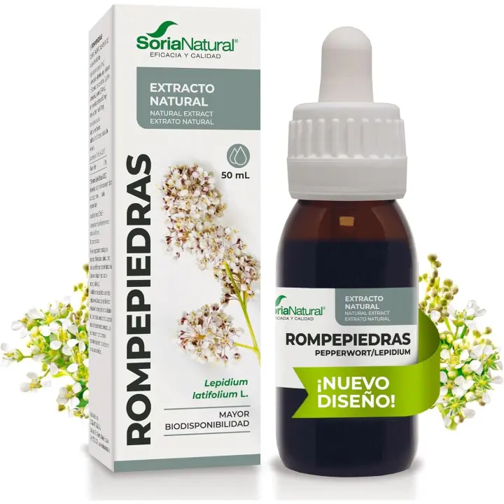 Rompepiedras Soria Natural Extracto 50ml - Tratamiento Cálculos Renales Diurético - 1