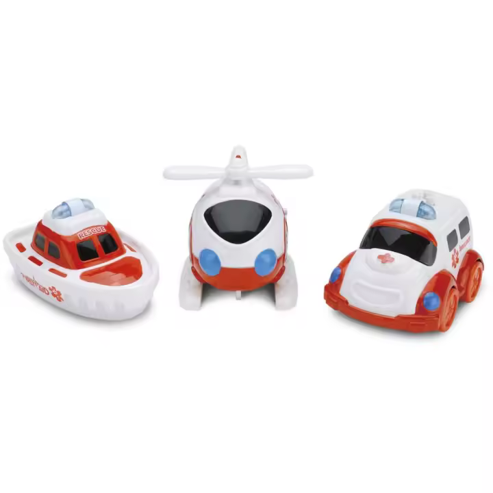 Rescate 3 Vehiculos Vehículos para jugar DQTOYS - 1