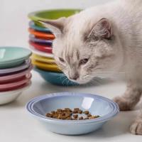Tazón De Alimentos Para Gatos Amplio Y Elevado Anti-Vómitos Alivio Del Estrés De Puntas De La Barba Feeder De Cerámica Para Perros Y Gatos - details 5