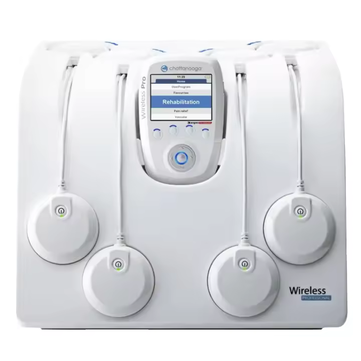 Compex Electroestimulador Chattanooga WIRELESS PROFESSIONAL 4CH FULL con cables. 4 canales. - 1