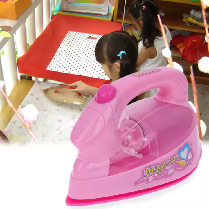 Casa De Juguete Con Electrodomésticos Pequeños Luz Eléctrica Y Hierro Seguro Para Niños Color Aleatorio Miniatura De Hierro Eléctrico - 1