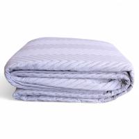 Colcha Bouti Gris Claro Lavada Lisa | Ropa de Cama de Verano | Tacto Suave | Diseño Moderno y Decorativo | Microfibra de Calidad. - details 5