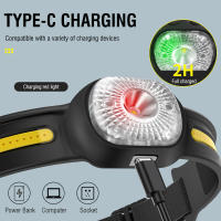 BORUiT GT20 Linterna Frontal LED De Sensor De Movimiento Mini Recargable Tipo-C Impermeable Con Memoria Para Camping - details 5