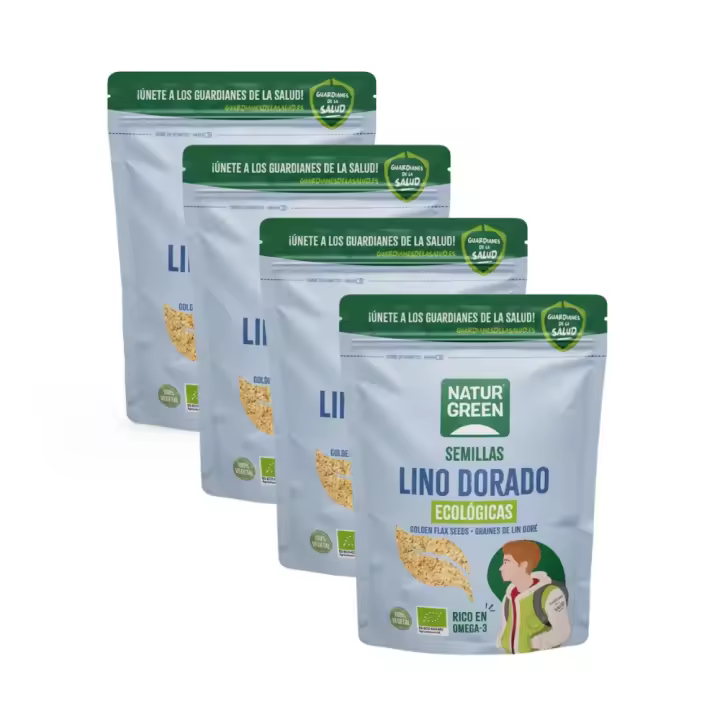 NaturGreen Lino Dorado Bio 225 g | Pack de 4x | NaturGreen - 1