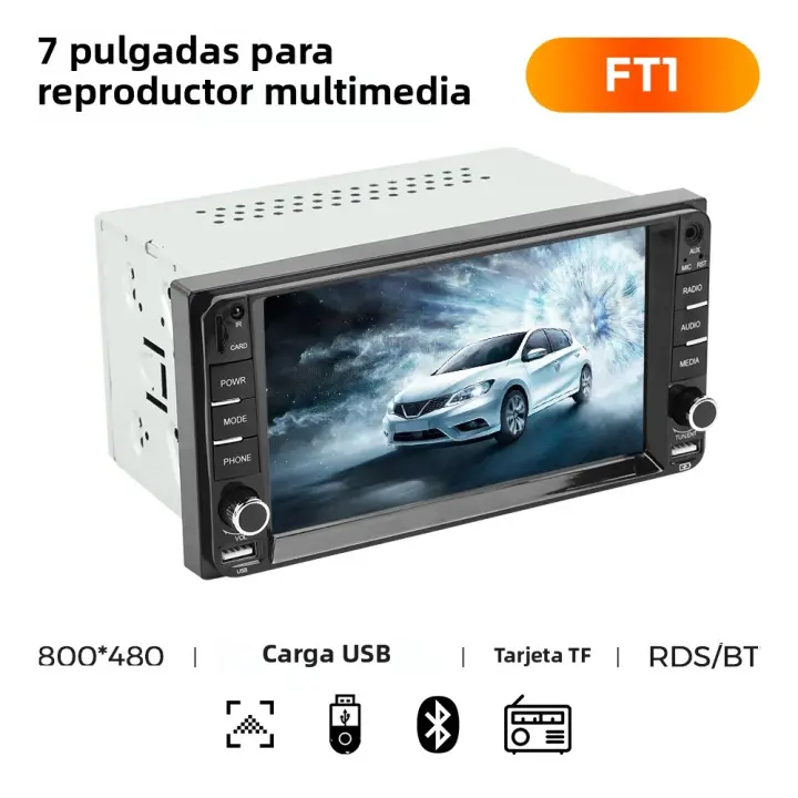 Sistema Inteligente De Multimedia Para Coche Universal Carplay Para Toyota MR2 RAV 4 Prado Terios Corolla Hilux Vitz Camry Con RDS Y Control Del Volante - 1