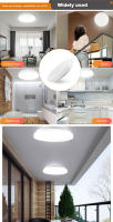 Lámpara De Techo Circular LED Con Sensor De Movimiento 18W 24W AC85-265V Luz Interior Moderna Para Sala De Estar Decoración De Hogar Y Iluminación - details 4