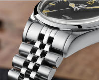 Reloj Mecánico Automático ADDIESDIVE Para Hombre Resistente Al Agua Con Luminiscencia Y Calendario Completo Pulsera De Acero Inoxidable Estilo Lujo - details 10