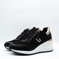 Zapatillas deportivas beige con cuña interna, deportivas con cuña - details 1
