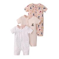 Mono de verano para bebé, de manga corta, con cremallera de doble cabeza, para gatear, para recién nacido, caja de regalo - details 37