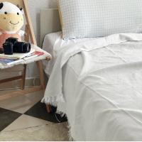 Manta Multiusos para Sofá y Cama, Colcha Foulard de Algodón-Poliéster, Cubresofá o Cubrecama Lavable, 180x290 cm, Suave y Resistente para Hogar, blanco, negro, beige, verde, marrón, gris, azul, turquesa, varios colores - details 5