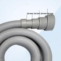 Kit De Tubo De Desagüe Para Lavar La Ropa Y La Nevera Incluye Tubo Corrugado Flexible Adaptador De Extensión Y Tornillo De Ajuste - details 3