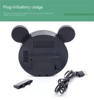 Reloj De Alarma Digital LED Con Función Snooze Y Carga USB Mini Ratón Electrónico Decorativo Para La Habitación Incluye Cable De Carga - details 4
