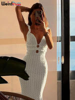 Vestido Elegante De Verano Para Mujer Con Encaje Y Volantes Doble Capa Espalda Descubierta Con Tirantes Slim Chic Para Fiestas - details 14