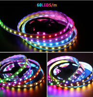 Tira De LED WS2812B RGBIC Inteligente Con 30/60 Pixels Por Metro DC5V USB IP30/IP65/IP67 Luz Mágica Para Decoración De Habitaciones - details 3