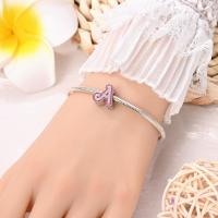 Nuevos 925 Plata Esterlina Charms Letras 26 Pigmentos Rosa Para Mujer Adecuado Para Pulseras Pandach Románticas Joyería DIY Regalo De Cumpleaños - details 2