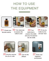Difusor De Aroma Para El Hogar Y Hoteles Máquina De Olor Difusor De Aceites Esenciales Para El Ambiente Inducción De Aire Fresco - details 5