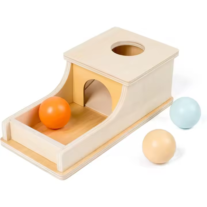 Caja de permanencia de objetos, juegos para Bebés, juegos Montessori para bebés de 6 A 12 meses, juegos sensoriales para Bebés, juegos para bebés de 6 meses en Adelante, juegos Montessori para - 1