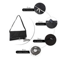 Nueva Bandolera De Cuero PU Texturizado Para Mujer Bolso De Mano Versátil Cruzado Con Cierre De Cremallera Estilo Casual - details 2