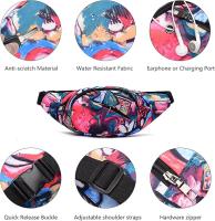 Riñonera Grande de moda para hombre y Mujer, con 4 bolsillos ajustables para correr, hacer senderismo, pasar al Perro y al Aire Libre. - details 3