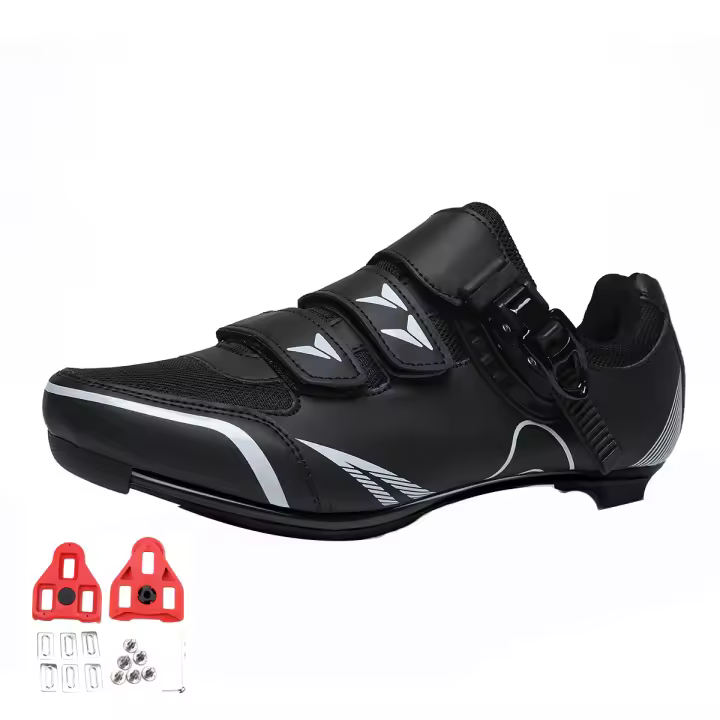 Zapatos De Ciclismo Para Hombre MTB Transpirables Antideslizantes SPD Deportivos De Bicicleta Cerradura Self-locking Material De La Suela De Goma - 1