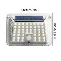 Lámpara De Pared Solar Con Sensor De Movimiento 90 LEDs Luz De Calle Para Jardín Exterior Iluminación Decorativa Para El Hogar Protección IP65 Fuente De Energía Solar ABS Moderno - details 2