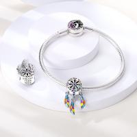 Encantos De Cocodrilo Plateado En Plata Con Dibujo Colorido Encantos Colgantes Para Pulseras Y Collares Joyería DIY - details 128