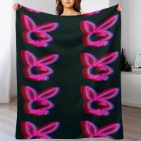 Manta Grande Tamaño Extra Plush Suave Y Cálida De Poliéster Neón Rosa Con Patrón Casero Para Adultos Estilo Americano - details 8
