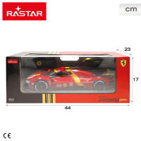 Rastar Ferrari 499P Le Mans coche RC escala 1:14 con 6 funciones y mando, diseño detallado y deportivo, radiocontrol eléctrico para coleccionistas y niños amantes del motor - details 6