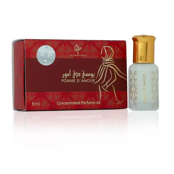 Perfume íntimo Pomme D'amour 6 ML - Manzana de amor - zonas íntimas y corporal- SIN ALCOHOL Dubai Esencias Perfume íntimo   MADE IN DUBAI - 1