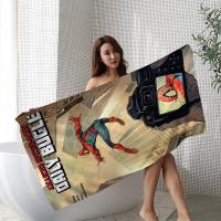 Toalla De Baño Vintage Superhéroe Marvel S-Spidermans Dibujos Animados Para Playa Decoración De Habitación Kawaii Para Niñas Y Niños Tamaño 30x60 Cm Toalla De Mano Para Deporte Y Viaje - details 8