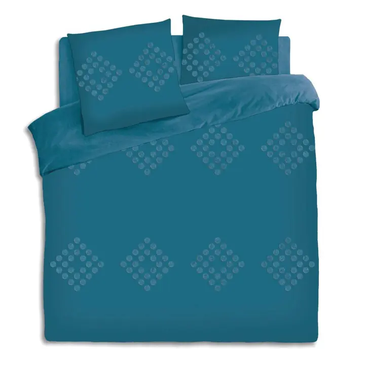 Atmosphera - Juego de Ropa de Cama Capitoné Lavable con Motivos Gráficos - Suavidad y Durabilidad - 1
