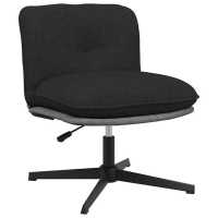vidaXL Silla de oficina giratoria de tela en color Marrón/Gris oscuro/Taupé y más | cómodas modernas ergonómicas para comedor cocina salón hogar - details 3