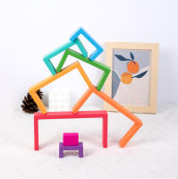 Juego De Colores Montessori De Madera Con 8 Capas Juguete De Pila De Bloques Coloridos Para Reconocimiento De Colores Y Construcción Para Niños De 4 a 6 Años - details 4