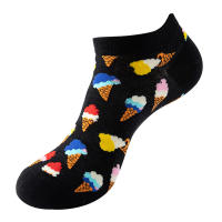 Calcetines Cortos De Colores Para Hombre Y Mujer Con Patrón De Pintura Al Óleo Y Frutas Divertidas Para Primavera Y Verano - details 0