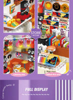 Mini Puzzle 3D De Calle Ciudad Con Café Tienda De Pelucas Y Salón De Belleza Bloques Creativos Para Decoración De Habitación Juguetes Para Niños Regalo De Cumpleaños Para Amigos - details 15