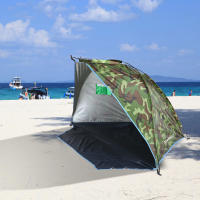 Carpa Ultraligera Para 2 Personas Protección UV Para Playa Pesca Picnic Parque Verano Sombra Refugio Carpa De Exterior - details 83