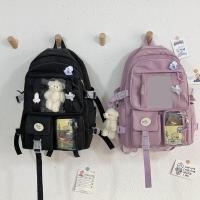 Mochilas para niños con bonitos accesorios para Niños, mochila Escolar de Nailon de gran capacidad, mochilas de Día Con múltiples bolsos para adolescentes - details 3