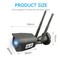 Cámara De Seguridad IP 5MP WIFI 3G 4G SIM GSM Visión Nocturna IR Cámara De Vigilancia Exterior Resistente Al Agua IP66 Para CCTV Onvif - details 23